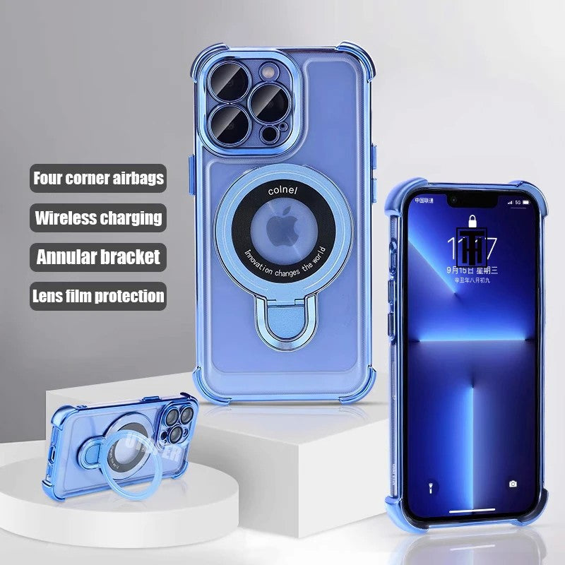 For iPhone 17 16 15 Pro Max 14 13 12 Case Heavy Duty Shockproof Stand Cover
