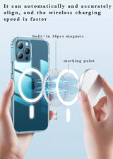 Magsafe iPhone Clear Cover Shockproof Non Slip Apple Case MagSafe