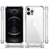 Clear Shockproof Bumper Back Case Cover For iPhone 14 13 12 11 Pro Plus MAX XR - Side View