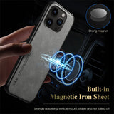 Leather Case For iPhone 17 Air 16 16e 15 14 13 12 Mini 11 Pro Max X SE 8 7 Cover - Low Angle