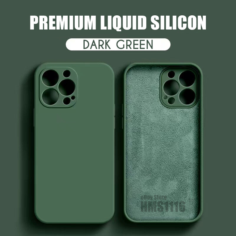 iPhone Case 17 16 15 14 12 11 13 Pro Max XR Mini Plus Shockproof Silicone Cover