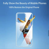 For iPhone 17 16 15 14 13 12 Pro Max XR Clear Full Shockproof mobile Case Cover - Low Angle