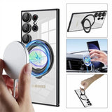 Fr MagSafe Samsung Galaxy S25 S24 S23 S22 Plus Ultra 5G Mobile Stand Ring Cover