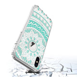 New iPhone X Xs Max XR 8 7 6 6s Plus Mandala Pattern Clear Print Cover Case - Extra Image