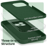 iPhone Case 17 16 15 14 12 11 13 Pro Max XR Mini Plus Shockproof Silicone Cover