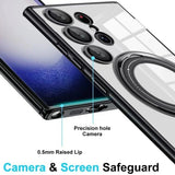 Fr MagSafe Samsung Galaxy S25 S24 S23 S22 Plus Ultra 5G Mobile Stand Ring Cover