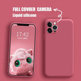 iPhone Case 17 16 15 14 12 11 13 Pro Max XR Mini Plus Shockproof Silicone Cover - Extra Image