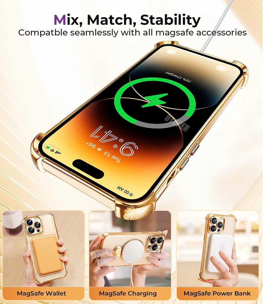 For iPhone 17 16 15 Pro Max 14 13 12 Case Heavy Duty Shockproof Stand Cover