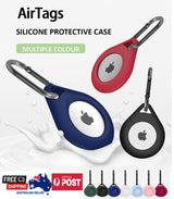 Case For Apple AirTag Keyring Air Tag Protector KeyChain Silicone Carry Cover