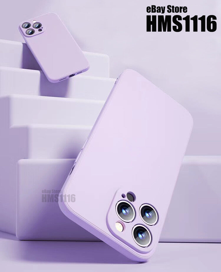 iPhone Case 17 16 15 14 12 11 13 Pro Max XR Mini Plus Shockproof Silicone Cover