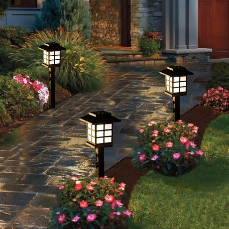EMITTO 6x LED Solar Power Garden Lights-2006733023621550087