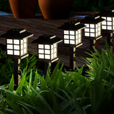 EMITTO 6x LED Solar Power Garden Lights - Rear View