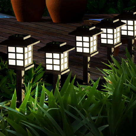 EMITTO 6x LED Solar Power Garden Lights-1954802597684711430