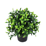 Small Potted Artificial Jasmine Plant UV Resistant 20cm - Side View