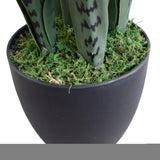 Artificial Snake Plant UV Resistant 60cm - Front View