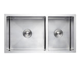 304 Stainless Steel Undermount Topmount Kitchen Laundry Sink - 715 x 450mm - Front View