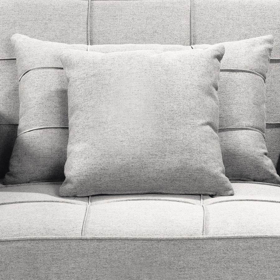 Suri 3-in-1 Convertible Sofa Chair Bed Lounger by Sarantino Light Grey