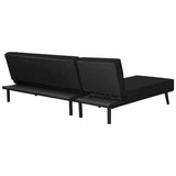 Sarantino 3-Seater Corner Sofa Bed Lounge Chaise Couch - Black