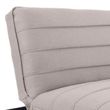 Sarantino 3 Seater Modular Linen Fabric Sofa Bed Couch Futon - Beige - Extra Image