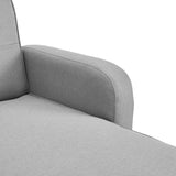 Sarantino 3-Seater Corner Sofa Bed with Chaise Lounge - Light Grey - Extra Image