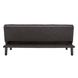 Sarantino 3 Seater Modular Faux Linen Fabric Sofa Bed Couch - Black - Extra Image