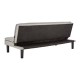 Sarantino 3 Seater Modular Faux Linen Fabric Sofa Bed Couch Light Grey - Extra Image