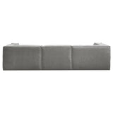Sarantino Novi 3-Seater Modular Sofa with Ottoman in Grey Non-Slip Bottom Lounge - Extra Image