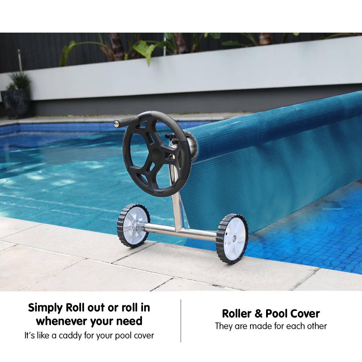 400 Micron Solar Swimming Pool Cover 6.5m x3m - Blue