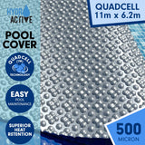 HydroActive QuadCell Swimming Pool Cover 500 Micron 11m x 6.2m - Extra Image