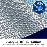 HydroActive QuadCell Swimming Pool Cover 500 Micron 12m x 6.4m - Side View