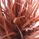 Artificial Ornamental Potted Dense Burgundy Grass 38 cm - Front View