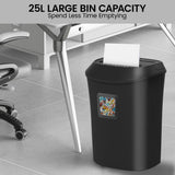 Centurion 25L 12-Sheet Paper Shredder Electric Cross-Cut Home & Office Cutter