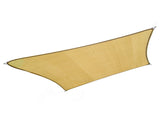 Wallaroo Square Shade Sail 3.6m x 3.6m - Sand - Front View