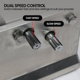 Pronti 5L Sausage Stuffer Stainless Steel with 4 Filling Tubes - Horizontal - Extra Image