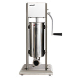 Pronti 5L Stainless Steel Vertical Sausage Stuffer - Front View