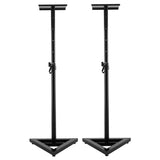 Karrera Adjustable Floor Speaker Stand Surround Sound - Black - Extra Image