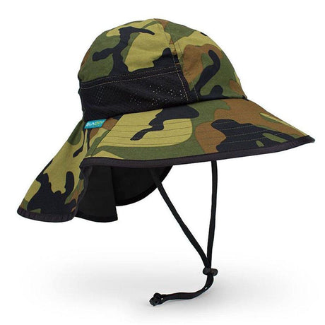 Sunday Afternoon Kids Play Hat UPF50+ | Green Camo-1954803125282017283