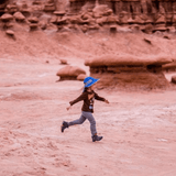 Sunday Afternoon Kids Play Hat UPF50+ | Royal Medium (2-5yrs) - Side View