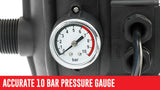 Automatic Water Pump Pressure Switch Controller - Blue - Top-Down View