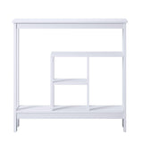 Sarantino Julian Console Table in White - Front View