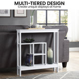 Sarantino Julian Console Table in White - Extra Image