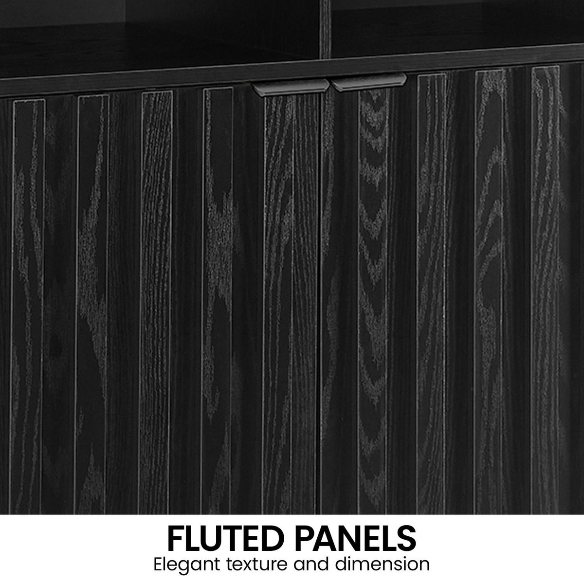 Sarantino Eleni 2-Door Sideboard - Black