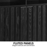 Sarantino Eleni 2-Door Sideboard - Black