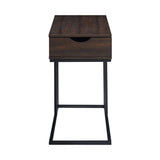 Sarantino C-Shaped Drawer Side Table - Side View