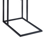 Sarantino C-Shaped Drawer Side Table - Top-Down View