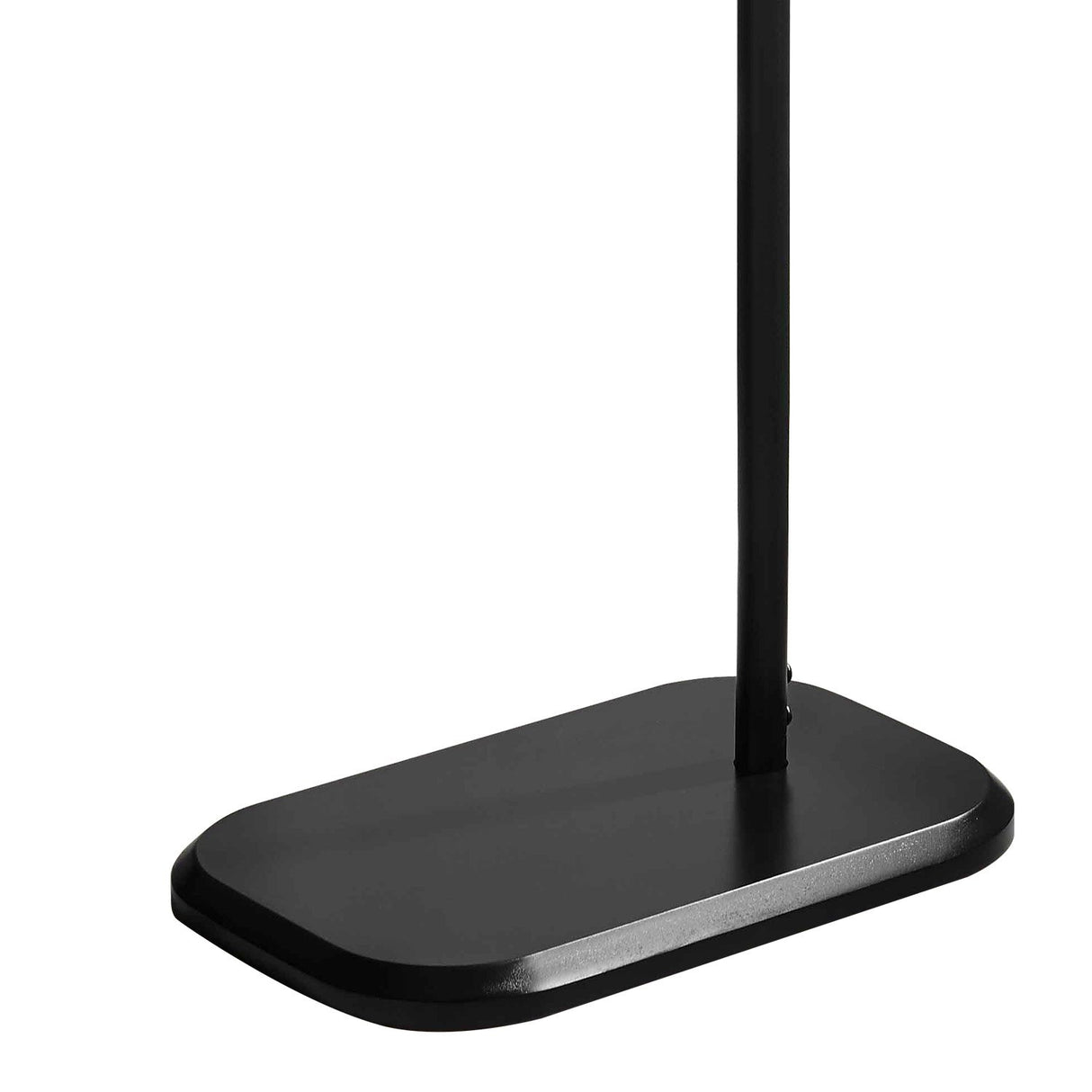 Sarantino Beveled Edge C-Shaped Side Table - Black