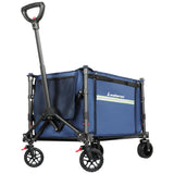 Wallaroo Collapsible 120L Blue Camping Trolley Steel Picnic Shopping Cart - Extra Image