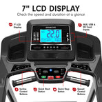 Powertrain 22km/h K2000 Treadmill Running Cardio Exercise w/ Fan & Auto Incline Speed