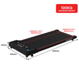 Powertrain K300 Electric Walking Pad Under Desk Treadmill - Top-Down View