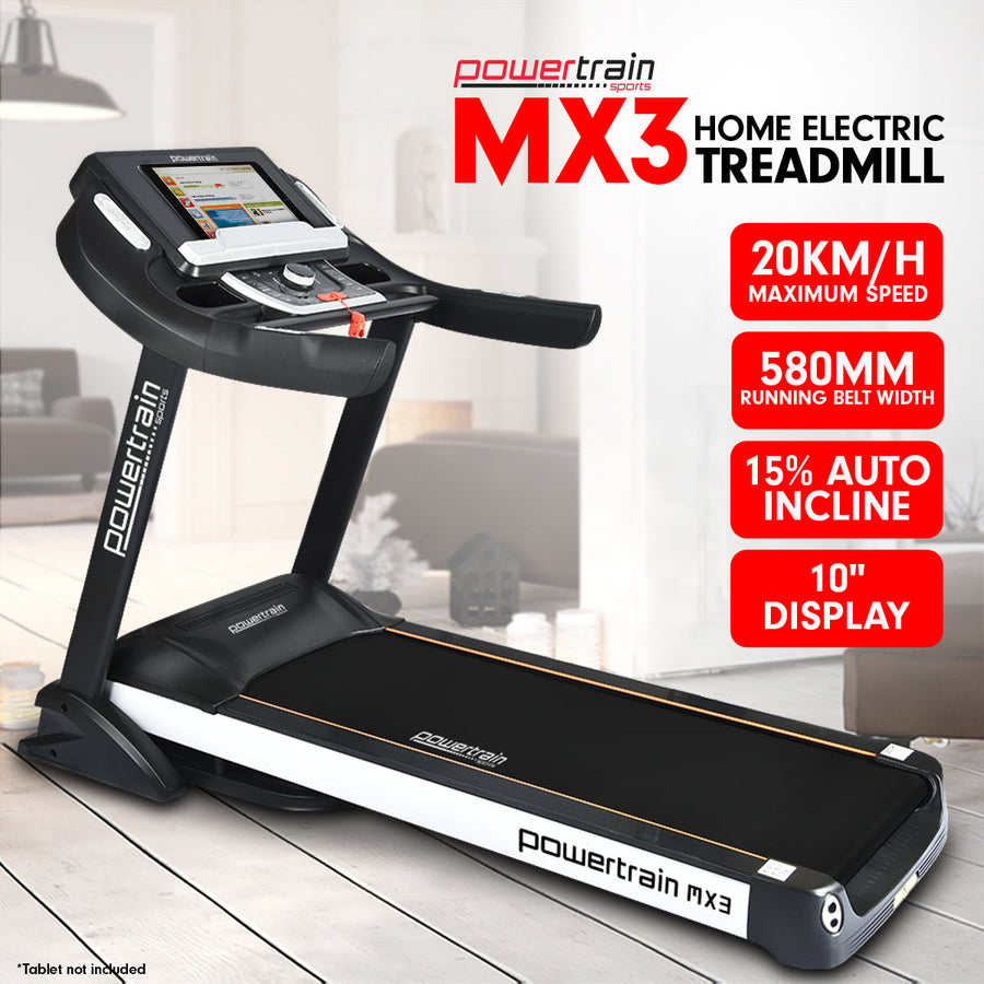 Powertrain MX3 Treadmill Performance Home Gym Cardio Machine, image 13